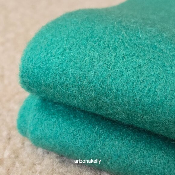 Ann Taylor Cashmere Green Fringed Scarf - Picture 14 of 16